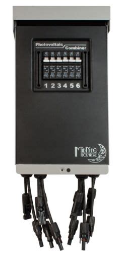 Midnite Solar Mnpv6 Mc4 Lv Pre Wired Combiner 3r With Six 15a Circuit Breakers Ebay