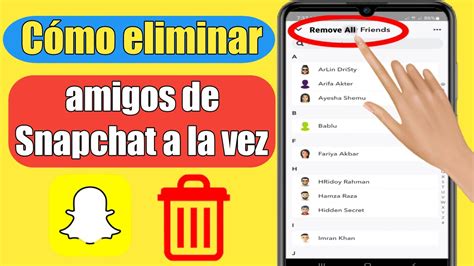 Cómo eliminar a todos los amigos en Snapchat 2023 Cómo eliminar