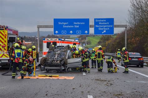 A6 bei Sinsheim Auto überschlägt sich mehrfach Jack News