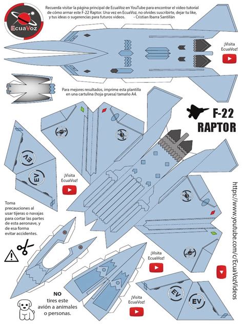 Papercraft F 22 Raptor Artofit