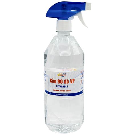 Cồn y tế 90 độ Vĩnh Phúc chai xịt 1000ML thùng 12chai 1000ml