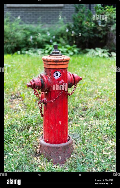 Red Fire Hydrant Stock Photo Alamy