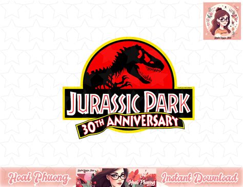 Jurassic Park 30th Anniversary Png Instant Download Inspire Uplift