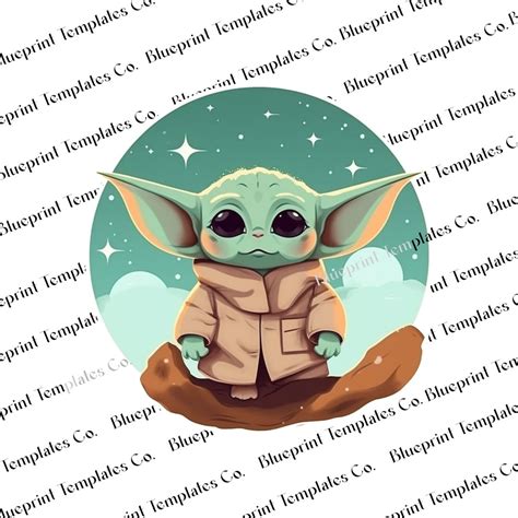 Baby Yoda PNG Baby Yoda Sublimation Design T Shirt Mug Star Wars