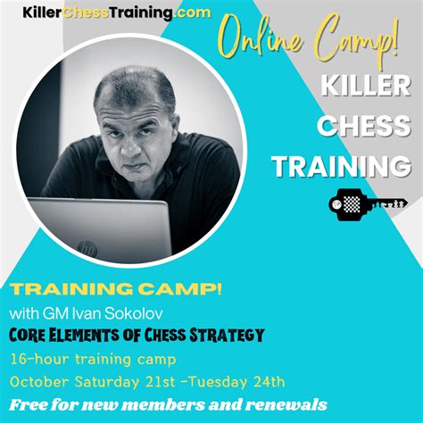 Core Elements Of Chess Strategy With GM IVan Sokolov Killer Chess