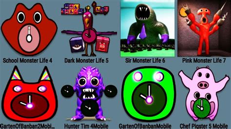 Pink Monster Life Challenge Sir Ban Monster Life Dark Monster