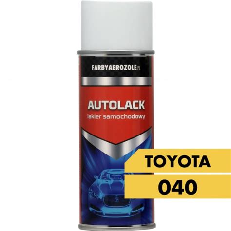 LAKIER TOYOTA 040 [150ML] - Farbyaerozole.pl