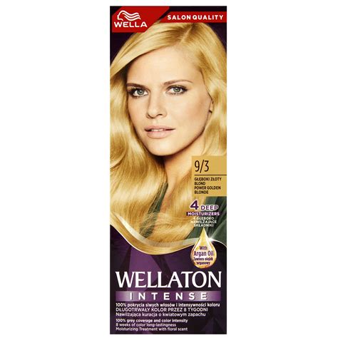 Wellaton Intense Farba Do W Os W G Boki Z Oty Blond Ml