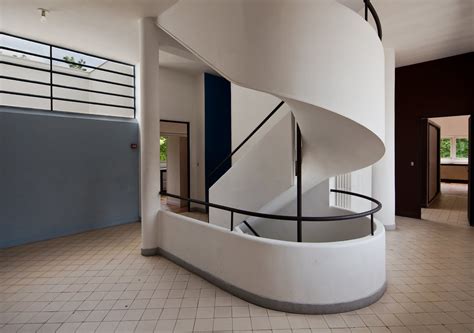 Villa Savoye Staircase Architects Le Corbusier Pierre Je Flickr