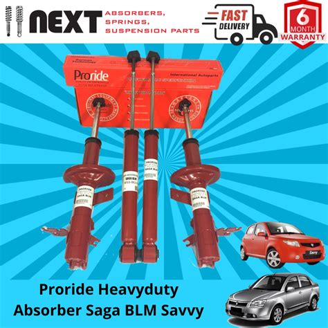 Fast Shipping Proride Heavy Duty Absorber Proton Saga Blm Fl Savvy