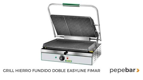 Grill Hierro Fundido Superficie Acanalada Easyline Fimar Eg Pepebar