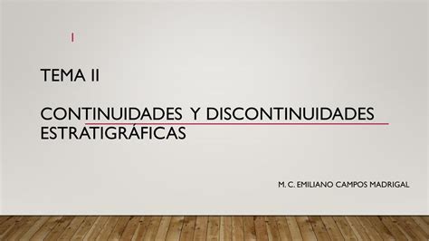 Continuidades Y Discontinuidades Estratigr Ficas Brenda Avila Rivera