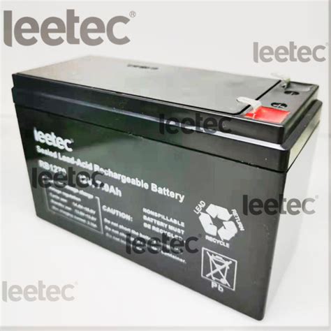 Rechargeable Battery Sealed Lead Acid 12V 7 0Ah LEETEC RB1270 Lazada PH