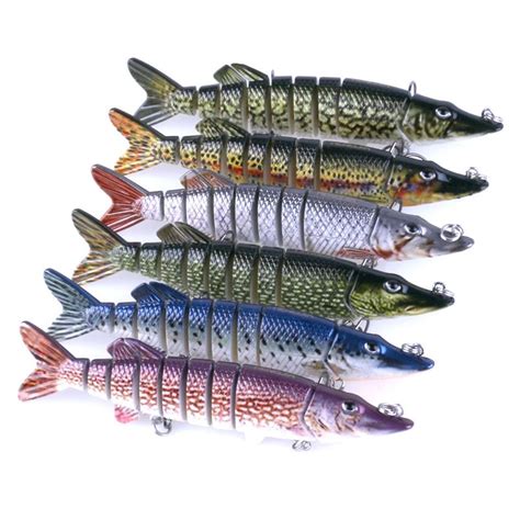 Pc Section Multi Jointed Fishing Lures Bait Swimbait Life Like