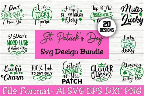 St Patricks Day Svg Bundle Bundle · Creative Fabrica