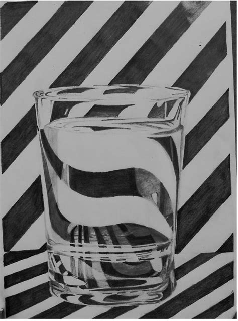 Background Reflection On Glass Drawing by Sri venkat- Spread Happiness