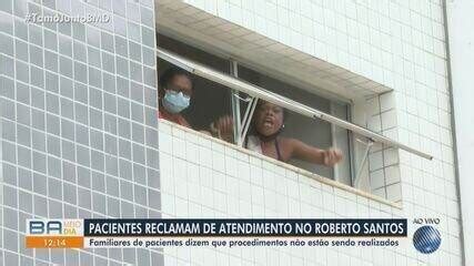 Familiares De Pacientes Do Hospital Geral Roberto Santos Em Salvador