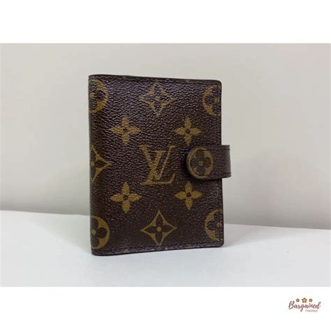 Louis Vuitton LOUIS VUITTON Monogram Canvas Leather Address Book Cover ...