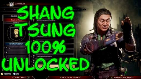 Shang Tsung Showcase Gear Skins Cinematics Finishers