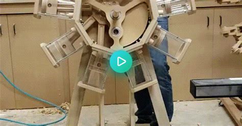 Wooden Radial Engine At High Rpms  On Imgur