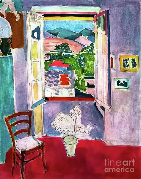 Open Window At Collioure By Henri Matisse 1910 Painting By Henri