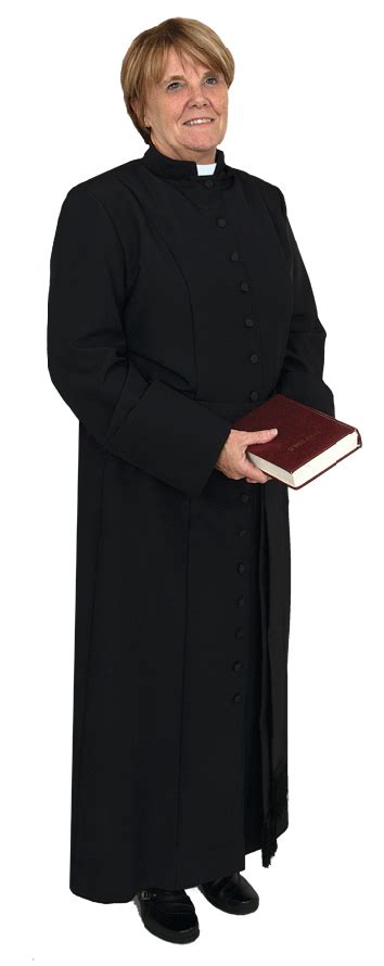 Womens Black Clergy Cassock Clergy Apparel Church Robes