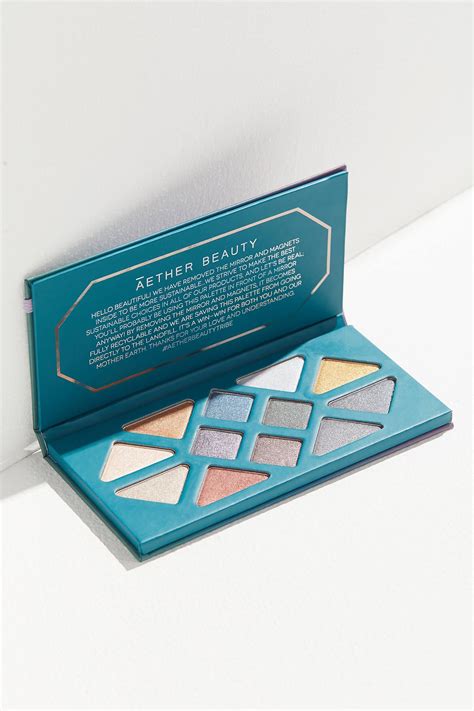 Aether Beauty Crystal Grid Gemstone Eyeshadow Palette