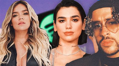 Karol G Bad Bunny Dua Lipa J Balvin Daddy Yankee Entre Los 20