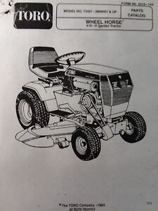 Wheel Horse Tractor Parts Diagram