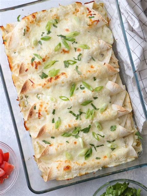 Sour Cream Chicken Enchiladas Completely Delicious