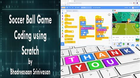 Soccer Ball Game Coding Using Scratch Bhadreasaan Srinivasan Let Us