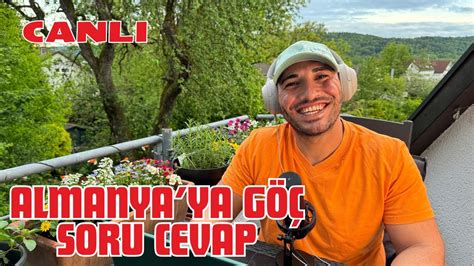 ALMANYADA işci göçü soru cevap YouTube