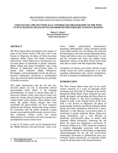 PDF Unravelling The Tectonically Controlled Stratigraphy Of The West