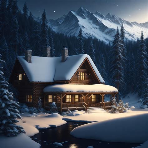 Premium Ai Image Winter Escapes Discover Mountain Retreats And Cozy