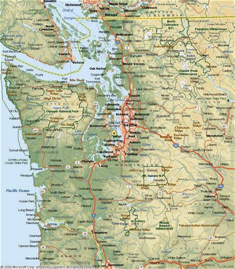 Map Of Northwest Washington State London Top Attractions Map