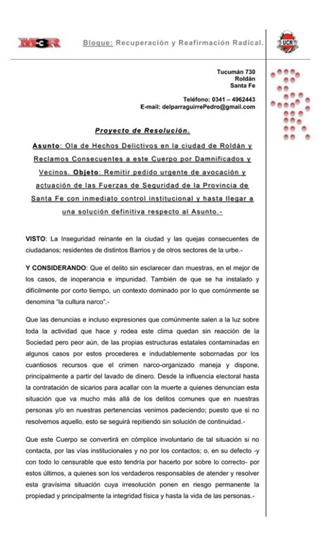 Proyecto Resolución Pedido Urgente de Avocación y