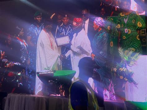 Breaking Inec Presents Certificates Of Return To Tinubu Shettima