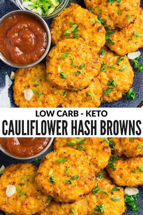 Cauliflower Hash Browns Low Carb Keto Friendly Wellplated