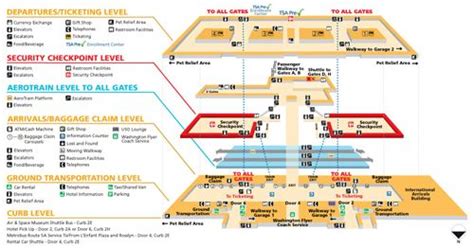 Dulles Terminal And Gate Maps Washington Dulles International Airport