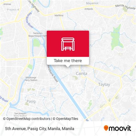 5th Avenue Pasig City Manila Stop Routes Schedules And Fares