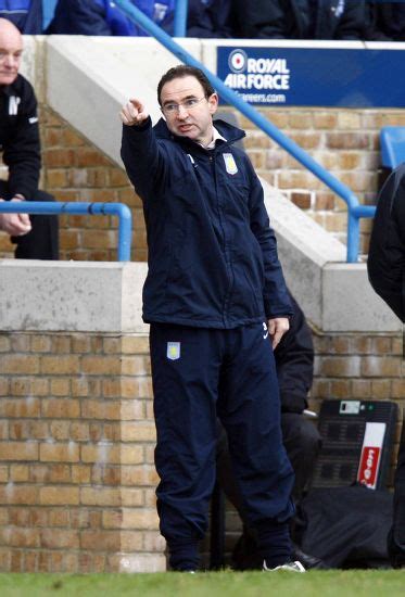 Aston Villas Manager Martin Oneill Gillingham Editorial Stock Photo