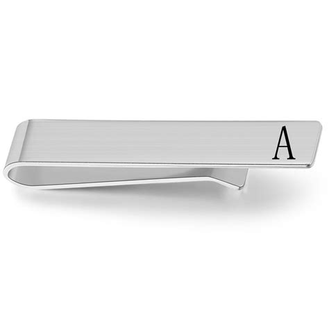 304 Stainless Steel Tie Clip In Stock Silver Gold Black Tie Clip Lettering Laser Logo4 8x0 8cm