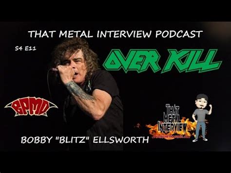 Interview With Bobby Blitz Ellsworth Of OVERKILL S4 E11 YouTube