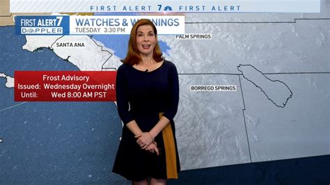 Dagmar Midcap’s Evening Weather Forecast For Jan 31 2023 Nbc 7 San Diego