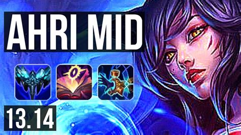 AHRI Vs KATARINA MID 11 5M Mastery 2400 Games 9 4 18 Godlike