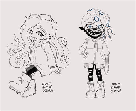 Octoling Ocs Based On Some Octopus Species 🐙 Rsplatoon