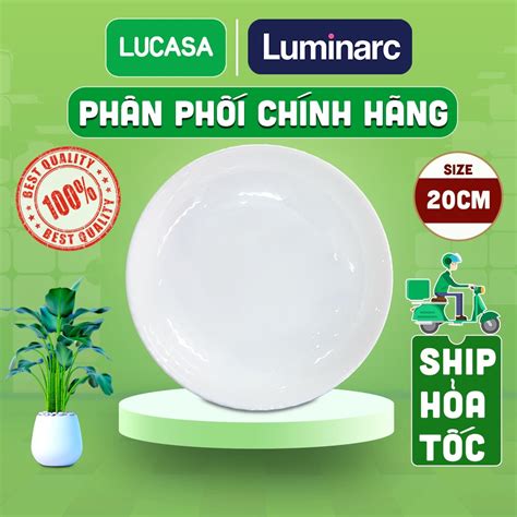 Bộ 6 Đĩa sâu Thủy Tinh Luminarc Diwali Precious 20cm BOL1664 Phân