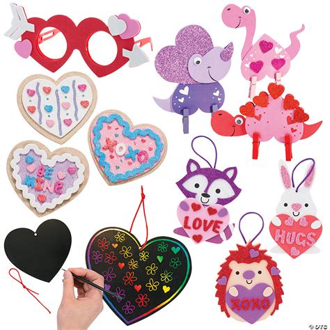 Bulk 72 Pc Super Valentine Craft Assortment Oriental Trading