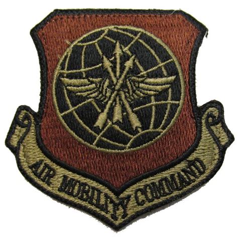 Us Air Force Air Mobility Command Ocp Patch Spice Brown