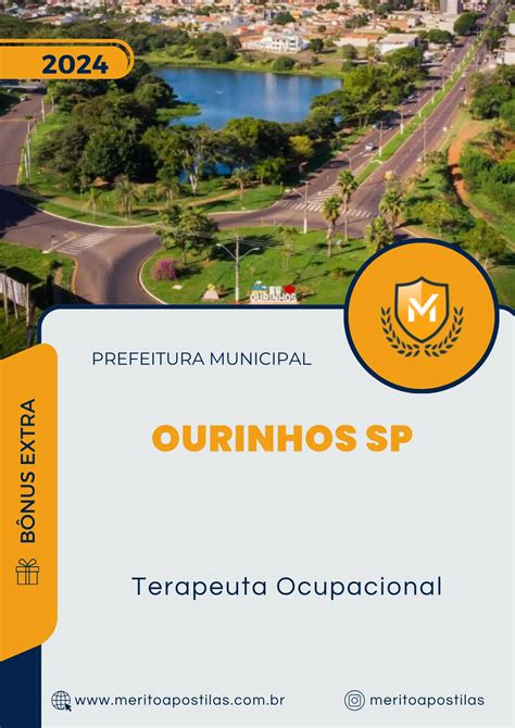 Apostila Terapeuta Ocupacional Prefeitura Ourinhos SP 2024 Mérito